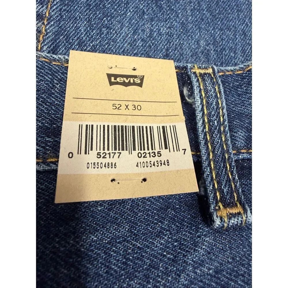 NWT! Levi’s 550 Relaxed Fit Jeans Men’s 52x30 Blue Denim Big & Tall Plus Size